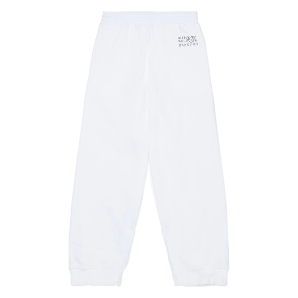logo-print casual trousers