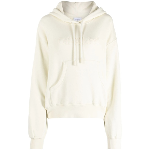 logo-print cotton hoodie