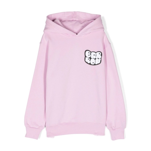logo-print cotton hoodie