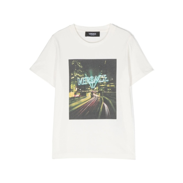 logo-print cotton T-shirt