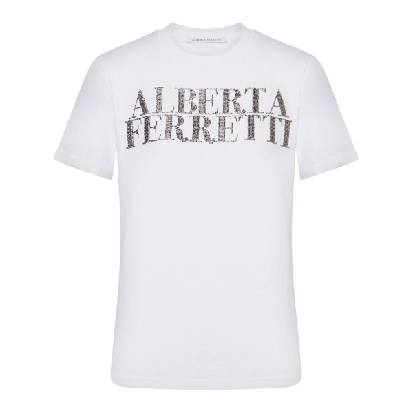 logo-print cotton T-shirt