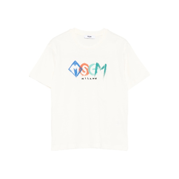logo-print cotton T-shirt