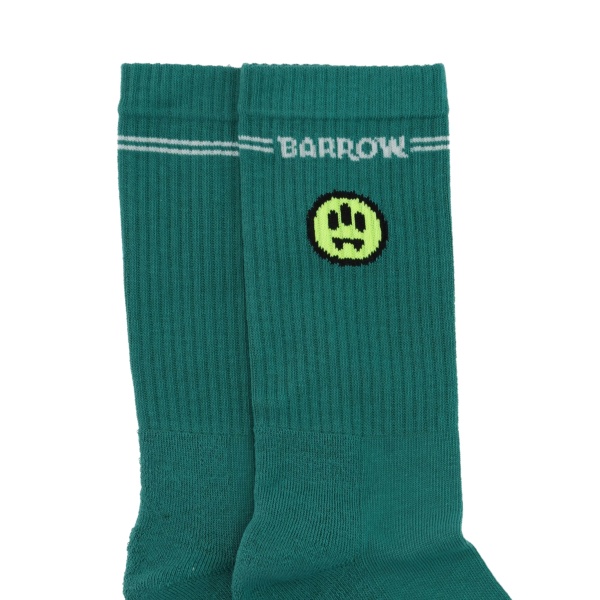 logo-print graphic socks