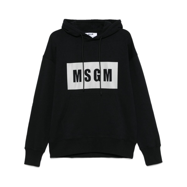 logo-print hoodie