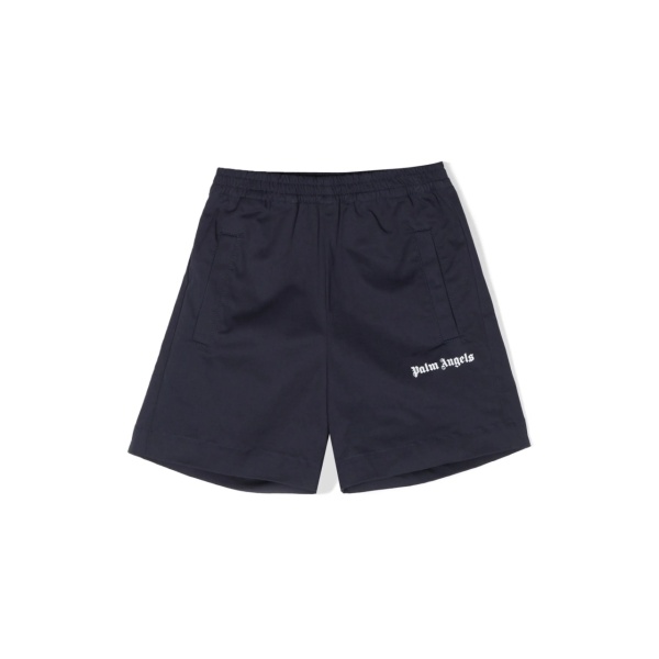 logo-print shorts