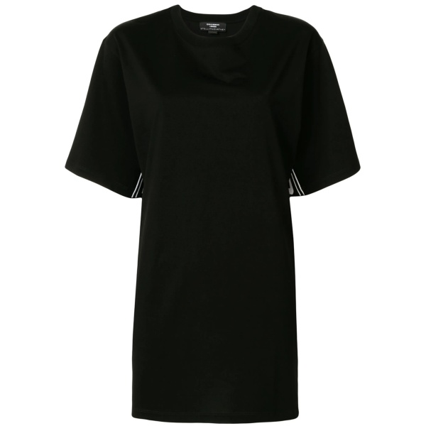 logo-stripe oversized T-shirt