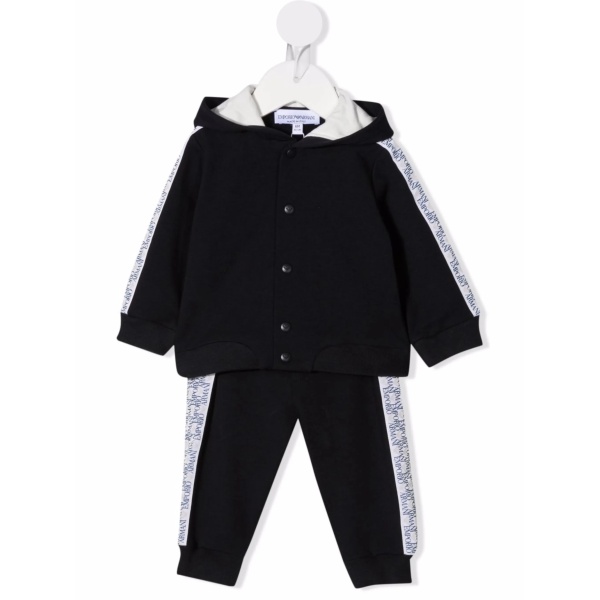 logo-stripe tracksuit set