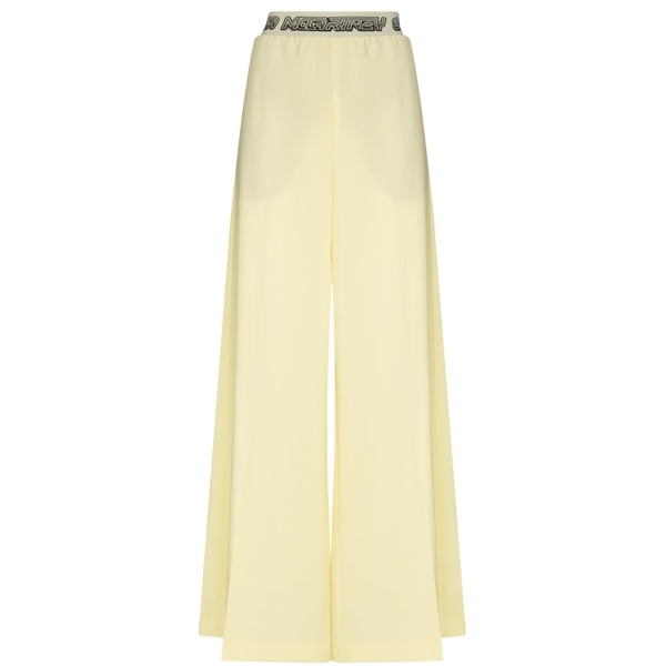 logo-waistband palazzo trousers