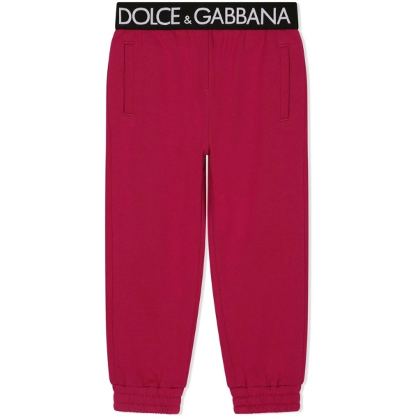 logo-waistband track pants