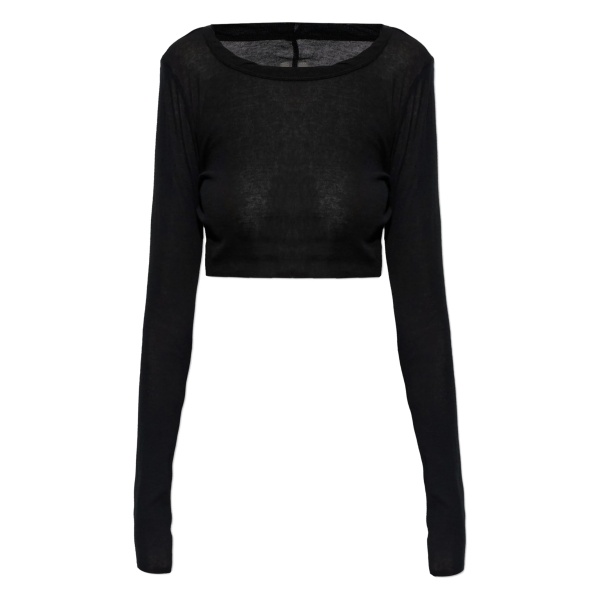 long-sleeve crop top