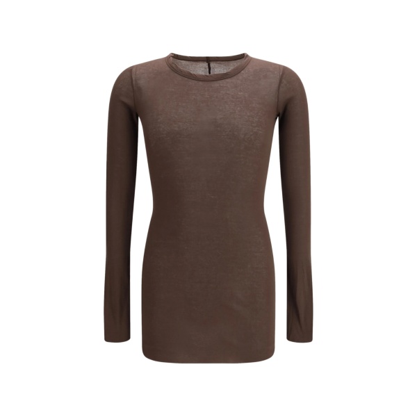 long-sleeve ribbed top