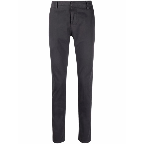 low-rise straight-leg trousers