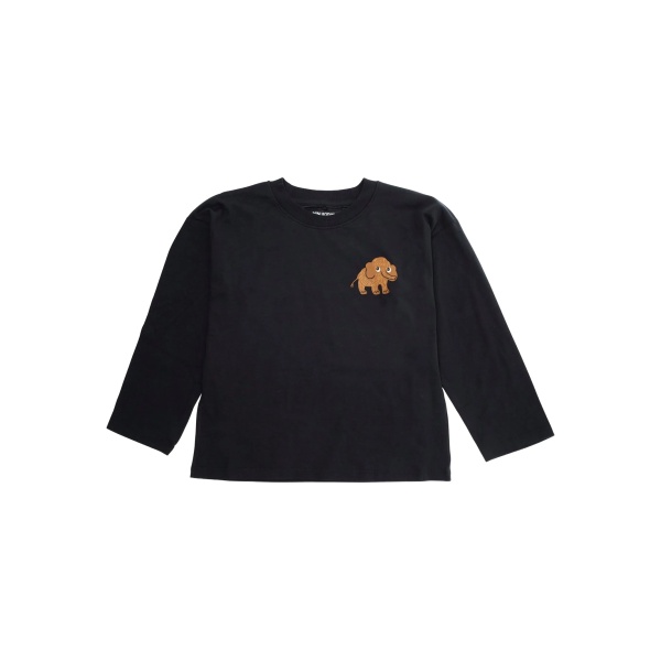 mammoth-print long-sleeve top
