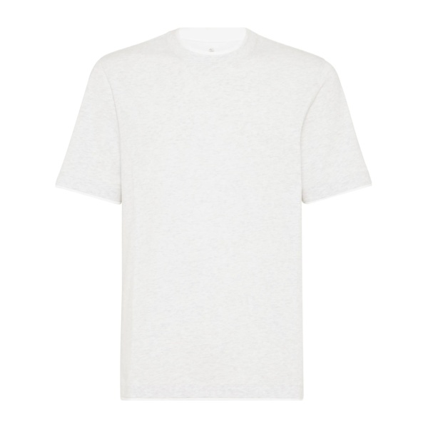 mélange cotton T-shirt