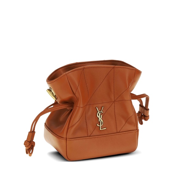 mini Jamie leather clutch bag
