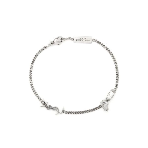 monogram-logo gemstone bracelet