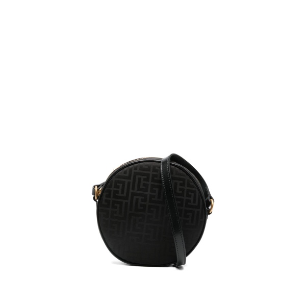 monogram round-shape shoulder bag