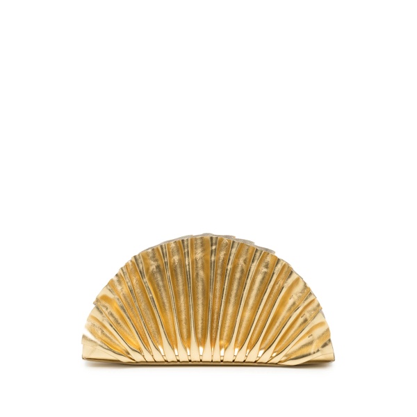 Nala shell-detail mini clutch