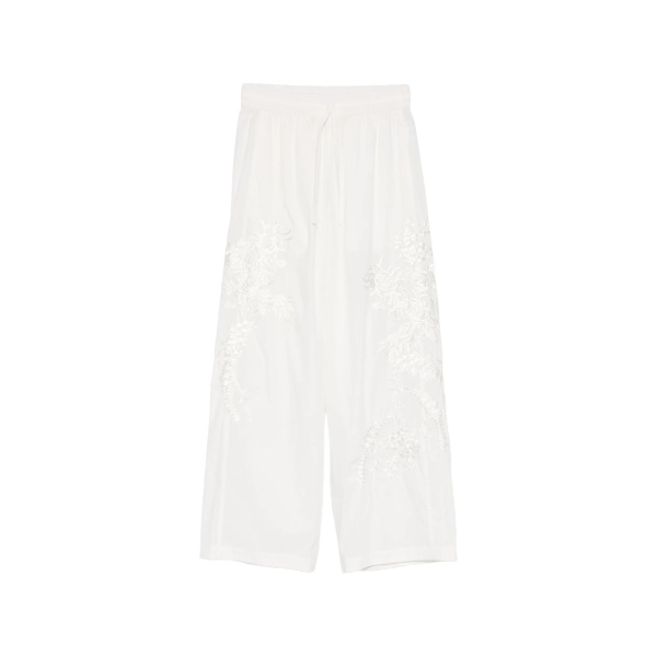 Ninja embroidered trousers