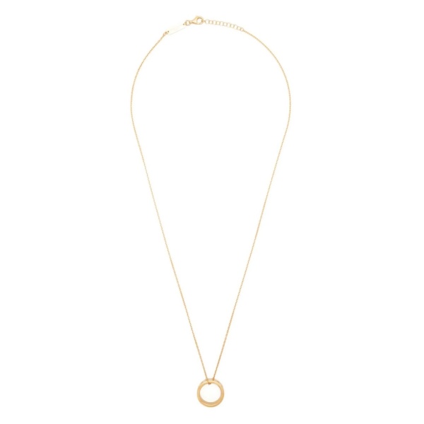 Numerical ring pendant necklace