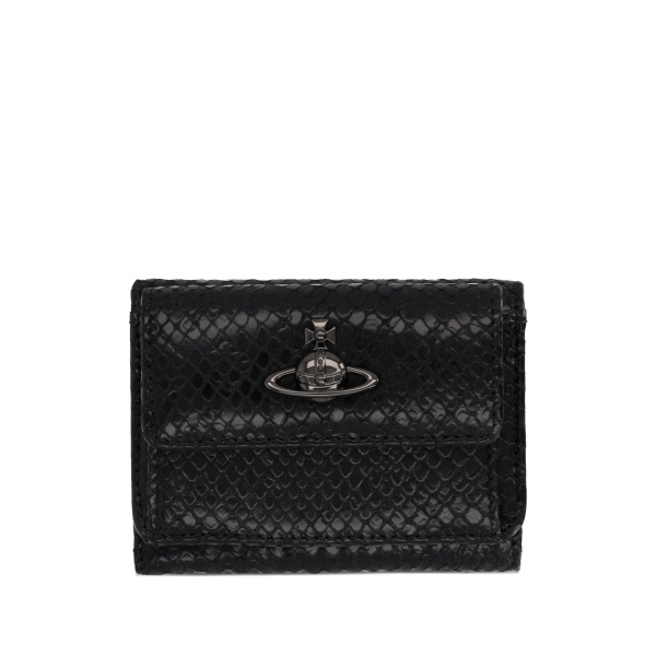 orb textured leather wallet