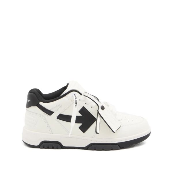 Out Of Office arrow-logo leather sneakers