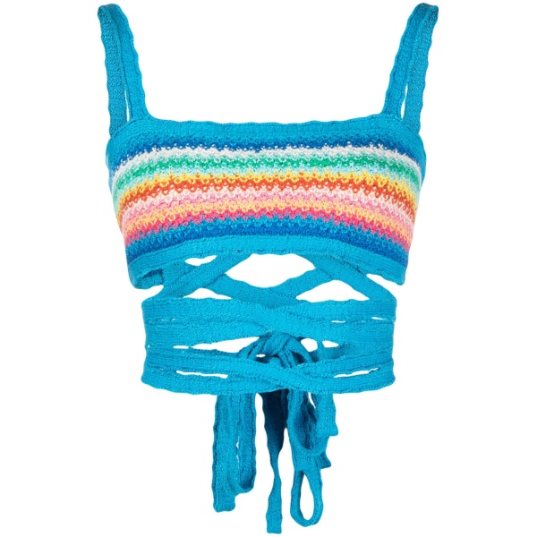 Over The Rainbow knitted bra