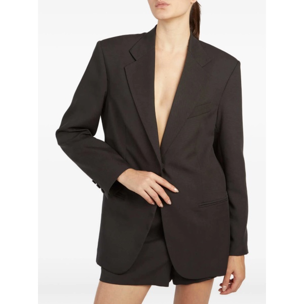 oversized single-breasted blazer