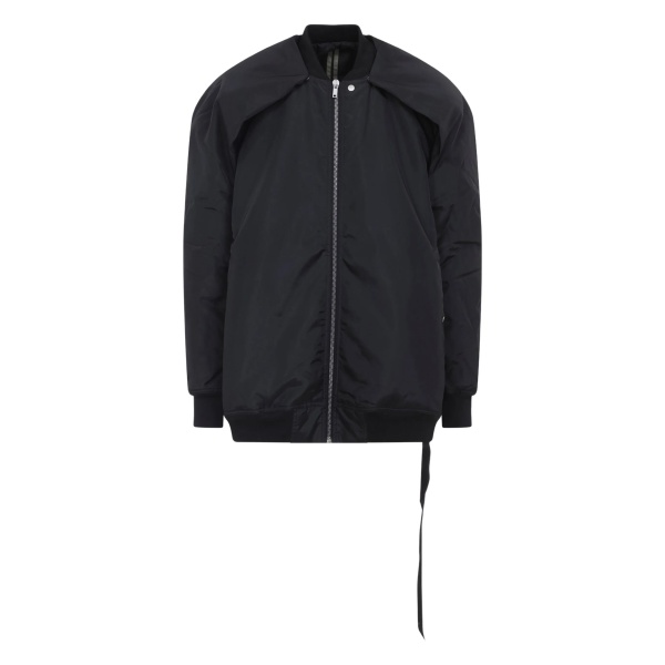 padded zip-front bomber jacket