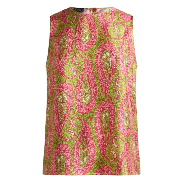 paisley-motif top