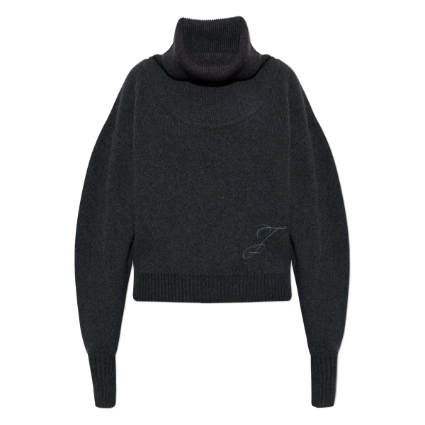 Pallone turtleneck embroidered sweater