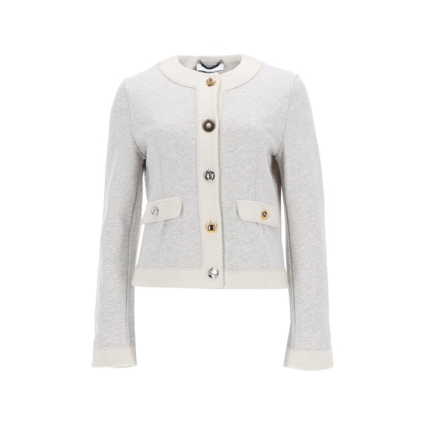 patch-pocket cardigan