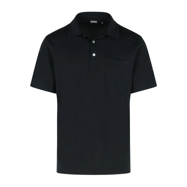 patch-pocket polo shirt