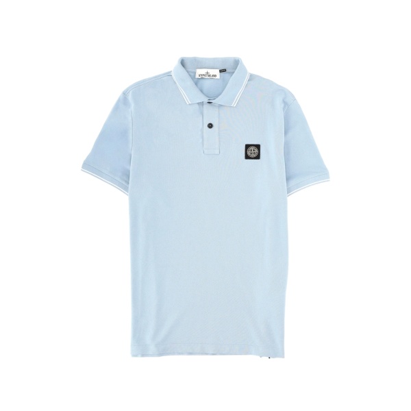 patch short-sleeve polo shirt