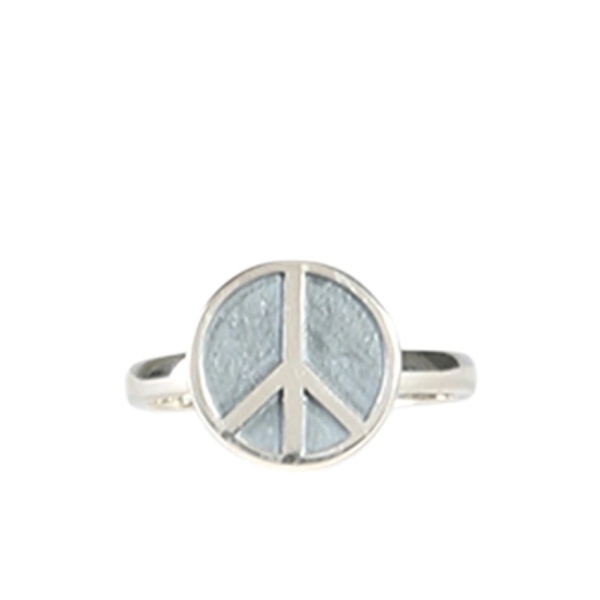 peace sign ring