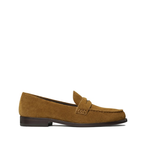 penny suede loafers