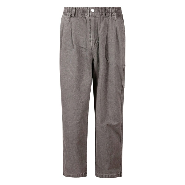 pleated-front trousers