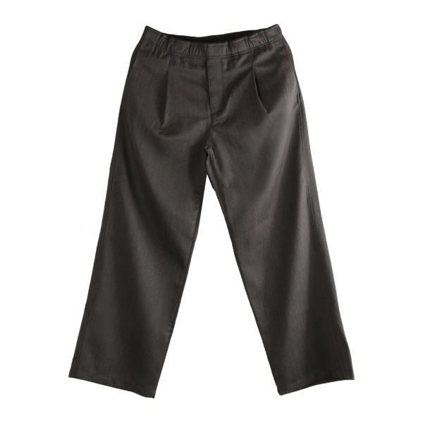 pleated-front trousers