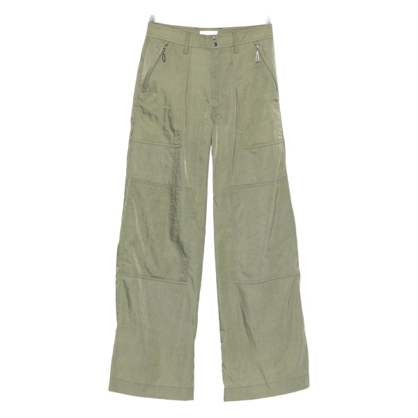 pleated pocket trousers