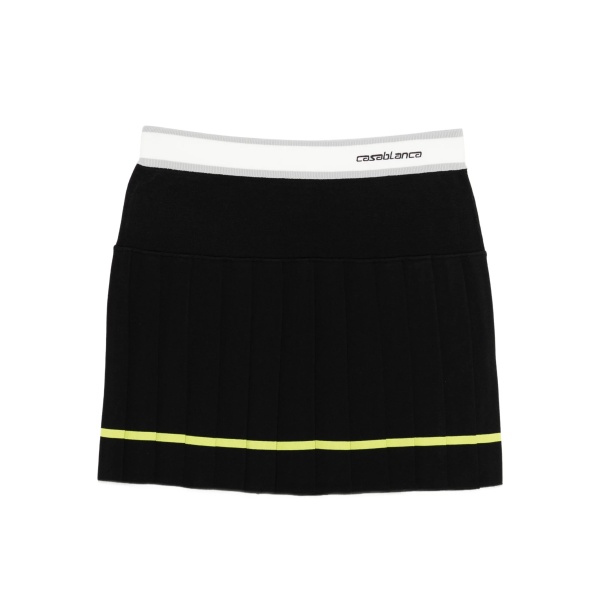 pleated short skirt