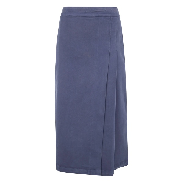 pleated wrap skirt