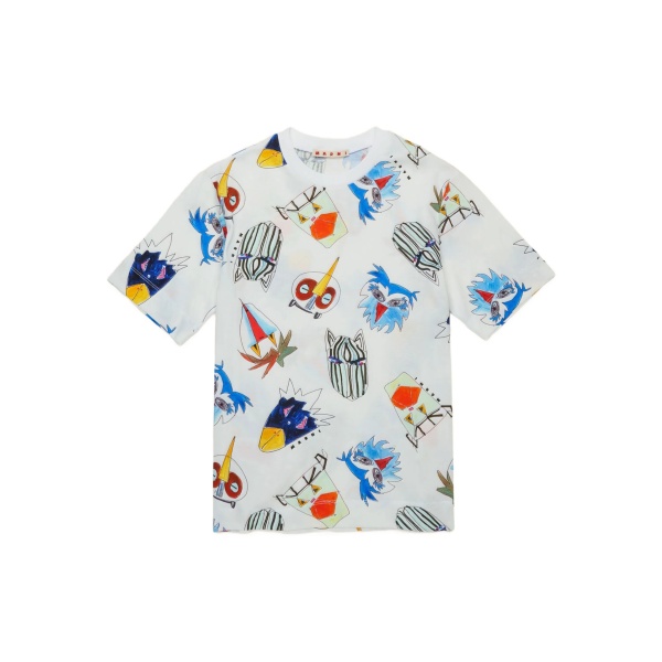 printed crew-neck T-shirt