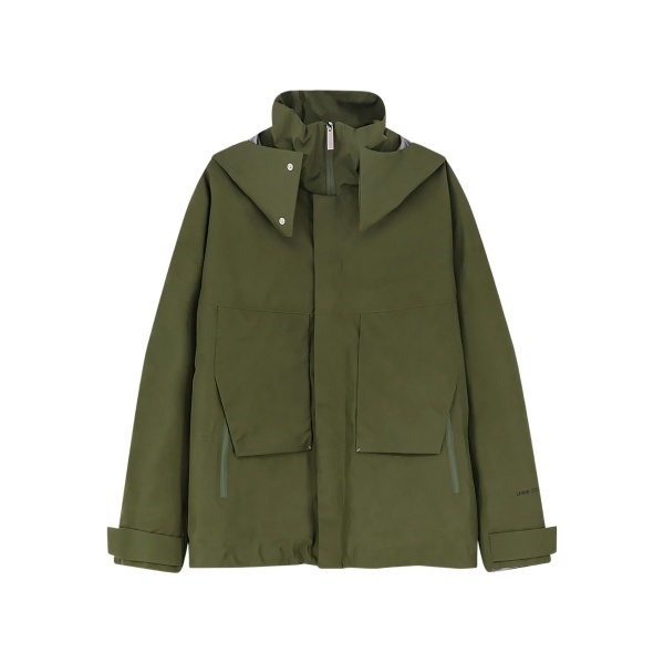 removable-hood padded jacket