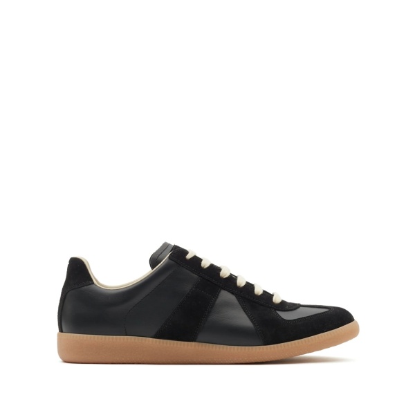 Replica low-top leather sneakers