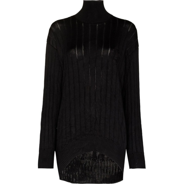 rib-knit jumper