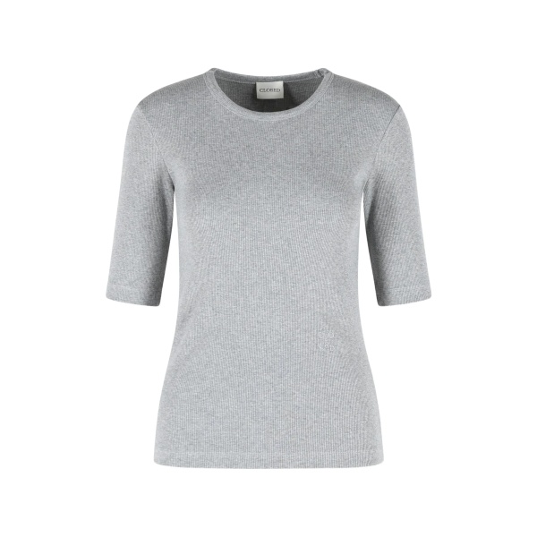 ribbed crew-neck T-shirt