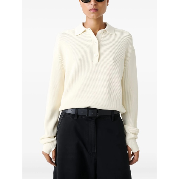 ribbed polo top