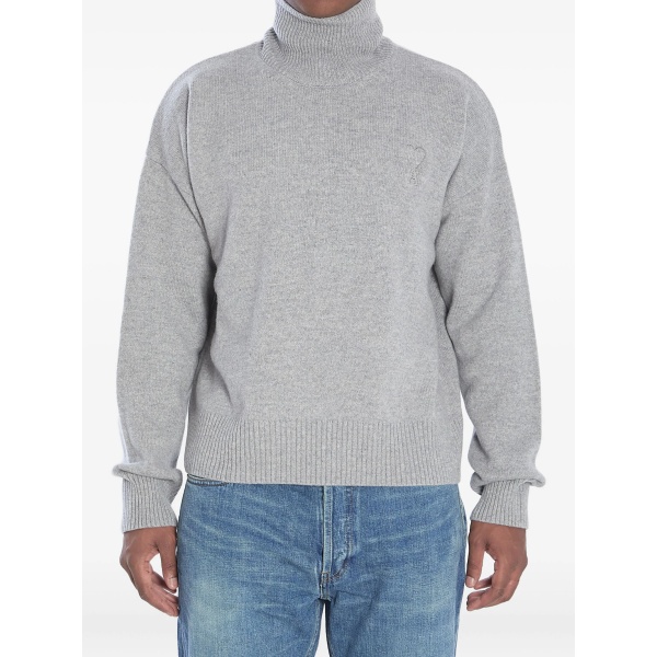 ribbed turtleneck sweater