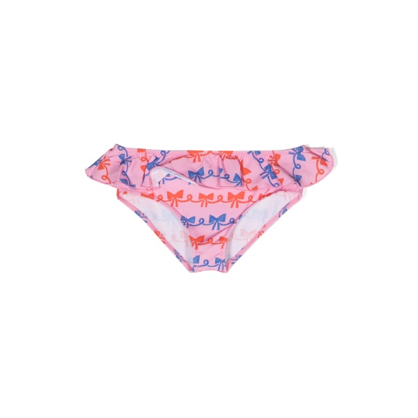 Ribbon Bow ruffled bikini bottoms