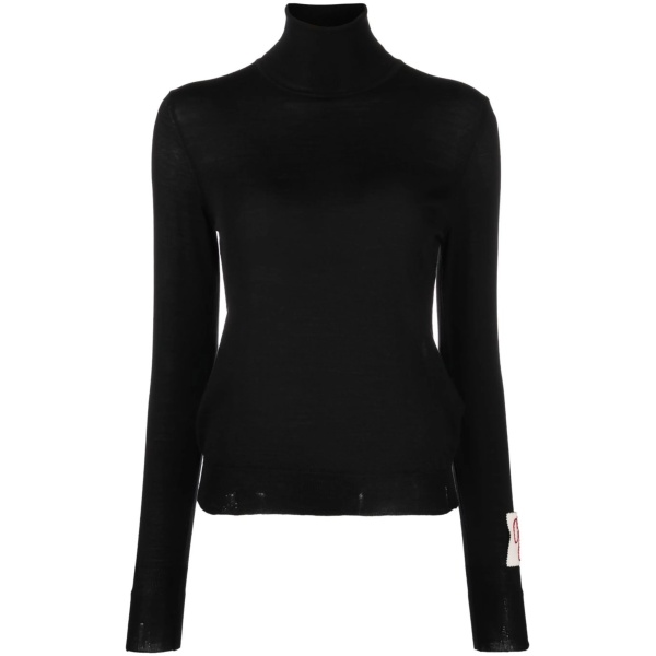 roll-neck fitted jumper